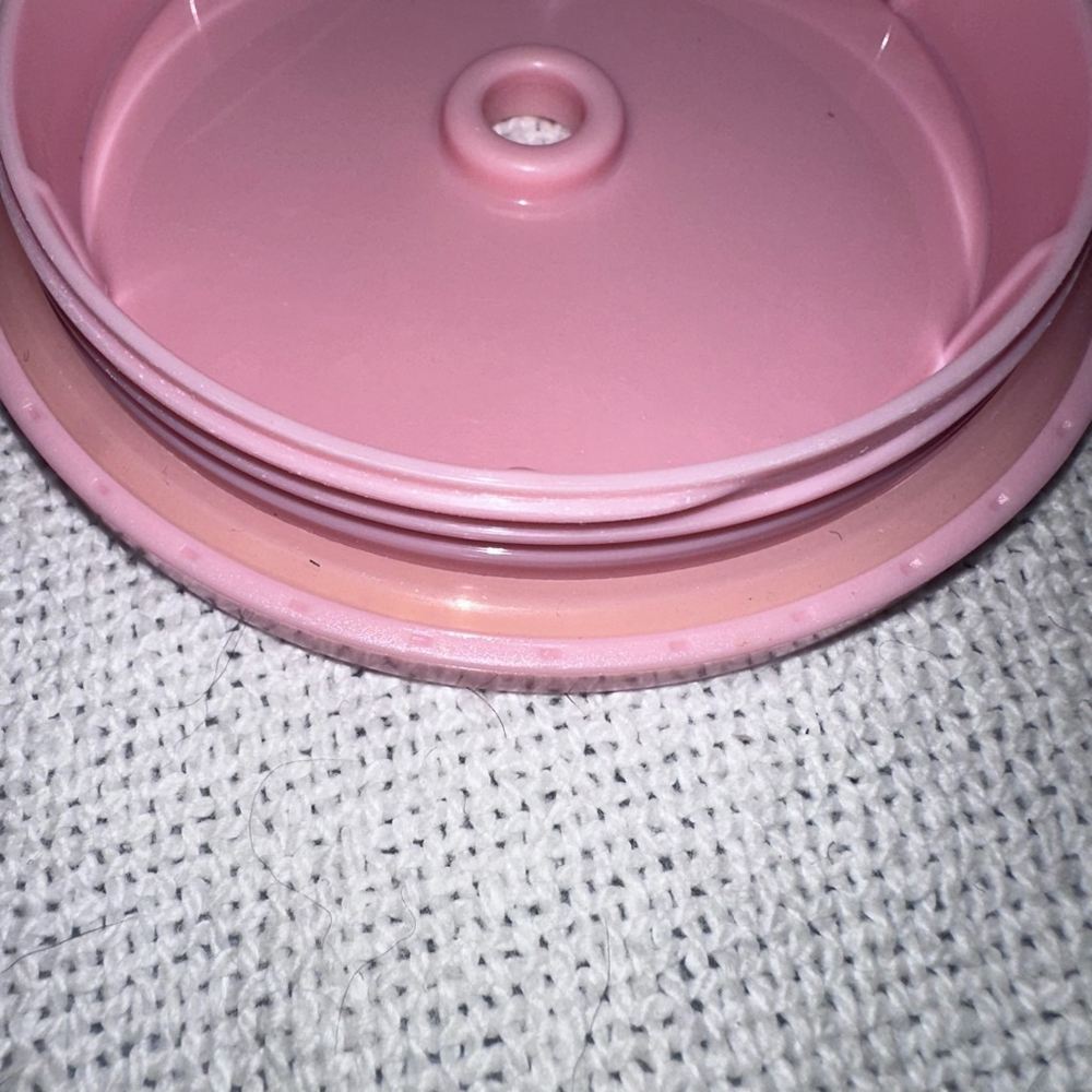 Starbucks Christmas Pink Red Green Glitter Wavy Swirl Cold Cup Tumbler 24oz - Picture 4 of 7